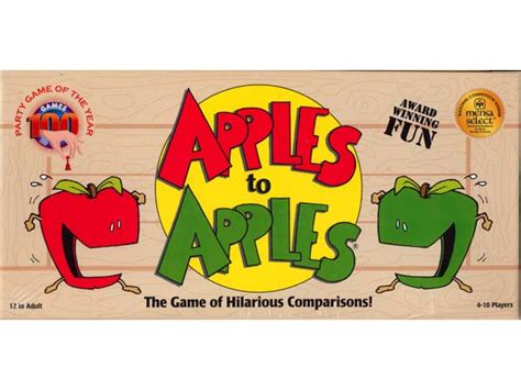  Apples to Apples: Ein Spiel der skurrilen Vergleiche!