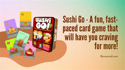 Sushi Go! - Ein rasantes Kartenspiel für hungrige Abenteurer!